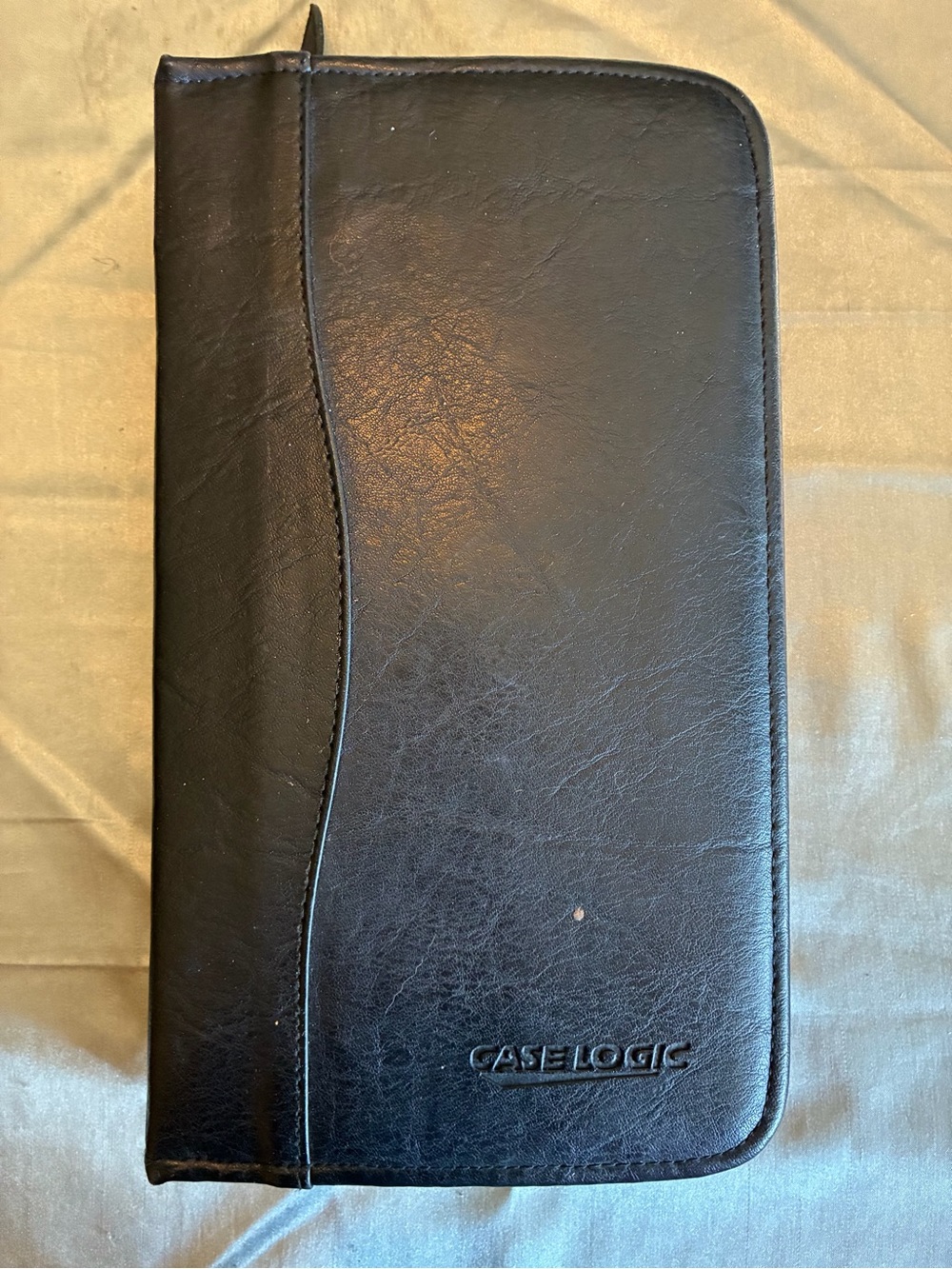 48 CD case holder Logic Black Faux Leather Organizer Pouch